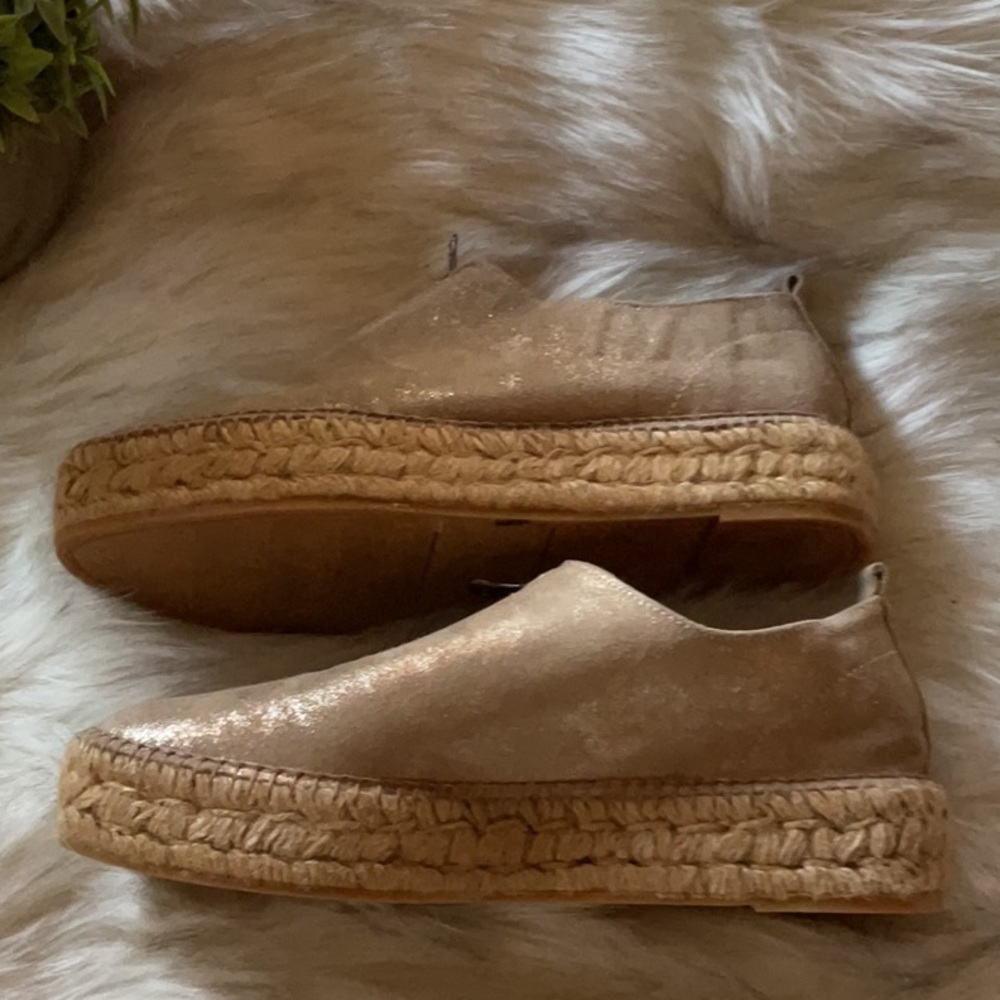Eric Michael Leather Platform Espadrilles - image 4